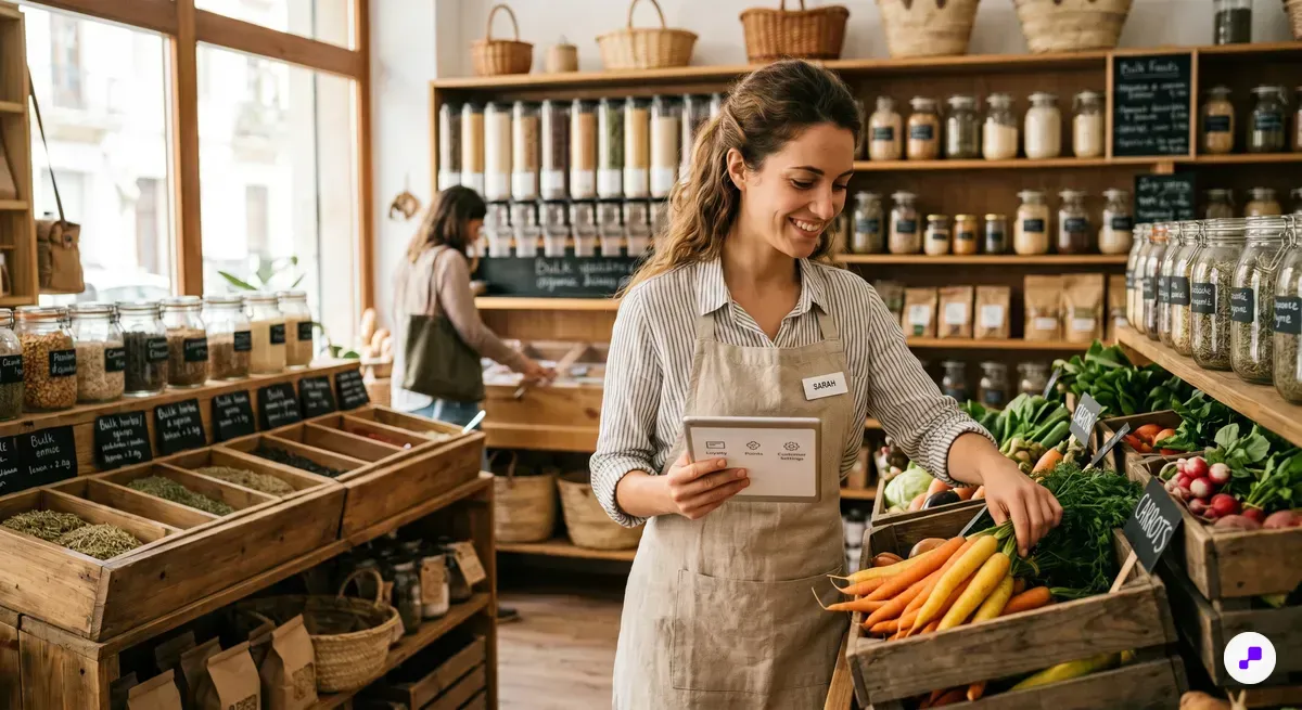 Editorial lifestyle image for how-to-create-loyalty-program-health-food-organic-stores